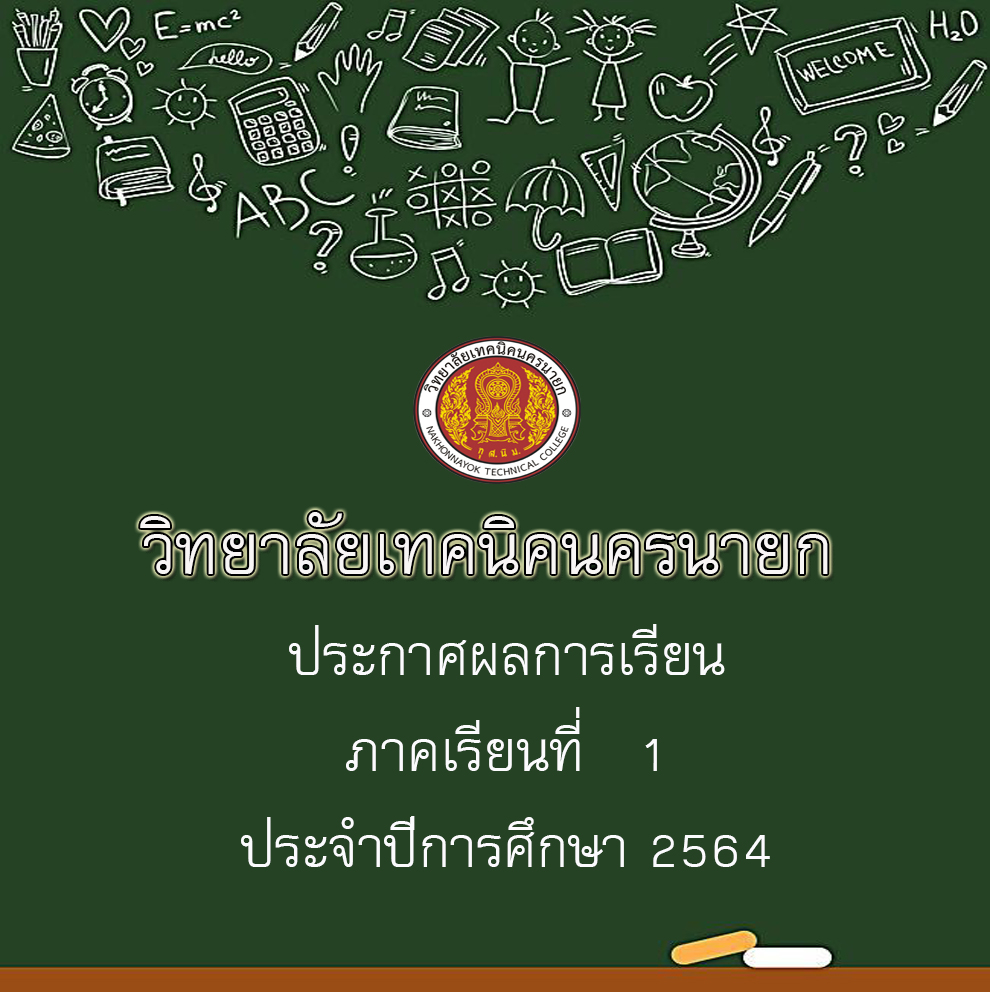 ประกาศผลการเรยน ภาคเรยนท 1 ปการศกษา 2564